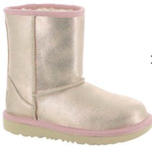 UGG Classic Rose Gold Boots Sz 38 EU / 6 US Youth Girls